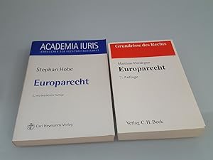 Bild des Verkäufers für Konvolut 2 Bücher: Europarecht. Academia iuris; Europarecht Grundrisse des Rechts zum Verkauf von SIGA eG