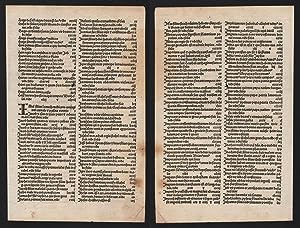 Inkunabel Incunable / Register Liber Chronicarum / Weltchronik