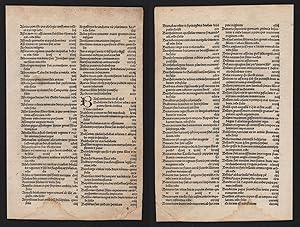 (4) - Inkunabel Incunable / Register Liber Chronicarum / Weltchronik