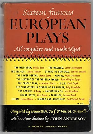 Bild des Verkufers fr Sixteen Famous European Plays zum Verkauf von Between the Covers-Rare Books, Inc. ABAA