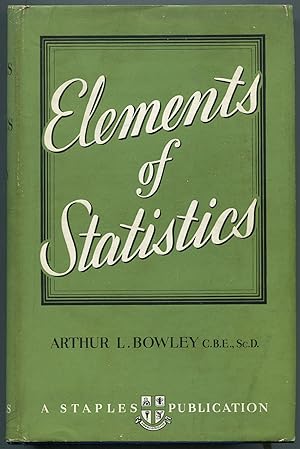 Bild des Verkufers fr Elements of Statistics zum Verkauf von Between the Covers-Rare Books, Inc. ABAA