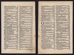 (7) - Inkunabel Incunable / Register Liber Chronicarum / Weltchronik