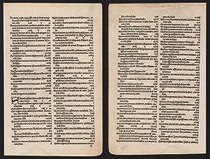 (15) - Inkunabel Incunable / Register Liber Chronicarum / Weltchronik