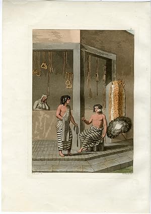 Antique Print-ARGENTINA-PAMPAS INDIANS-INDIGINOUS-PL.3-Ferrario-Bonatti-1821