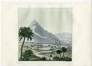 Antique Print-POTOSI-BOLIVIA-SOUTH AMERICA-Ferrario-Gallina-1821