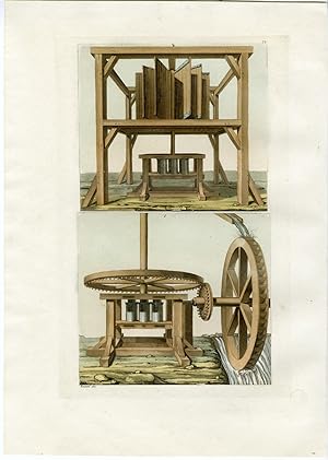 Antique Print-CARRIBEAN-SUGAR MILL-PL.-72-Ferrario-Fumagalli-1821