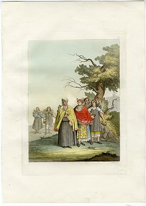 Antique Print-INHABITANTS-QUITO-ECUADOR-Ferrario-Gallina-1821