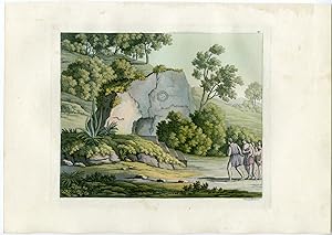 Antique Print-NATURE-PERU-NATIVES-INTI GUAICA-SOUTH AMERICA-Ferrario-Gallina-1821