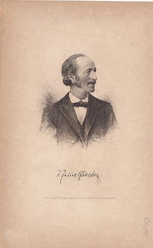 Seller image for Portrt. Brustbild, darunter faksimilierte Unterschrift. Radierung, Verlag von S. Schottlaender in Breslau, ca. 17 x 11,5 cm, 1893. for sale by Antiquariat Michael Eschmann