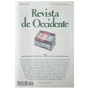 REVISTA DE OCCIDENTE Nº 202-203. 1989 : ¿Desastre Nacional o Impulso Modernizador?