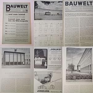 Bauwelt. Zeitschrift für das gesamte Bauwesen XXVIII. Jahrgang 1937, Heft 18 Mai1937 * N e u b a ...