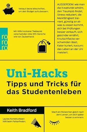 Bild des Verkufers fr Uni-Hacks : Tipps und Tricks fr das Studentenleben zum Verkauf von Smartbuy