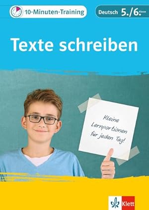 Seller image for 10-Minuten-Training Texte schreiben. Deutsch 5./6. Klasse for sale by Smartbuy