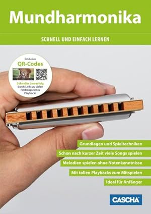 Imagen del vendedor de Mundharmonika - Schnell und einfach lernen : Schneller Lernerfolg durch Hrbeispiele und Playbacks ber QR-Code a la venta por Smartbuy