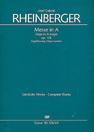 Seller image for Missa A-Dur op.126, Klavierauszug : 'In nativitate Domini'. Orchesterfassung: Chor SSA. Lateinisch for sale by Smartbuy