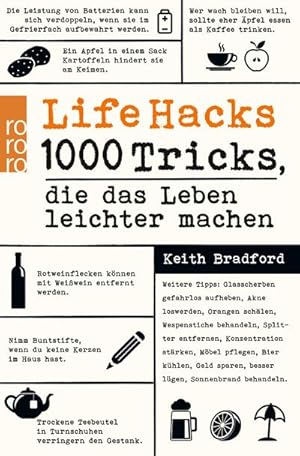 Bild des Verkufers fr Life Hacks : 1000 Tricks, die das Leben leichter machen zum Verkauf von Smartbuy