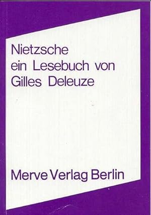 Bild des Verkäufers für Nietzsche : Ein Lesebuch von Gilles Deleuze zum Verkauf von Smartbuy