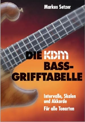 Bild des Verkufers fr KDM Bass-Grifftabelle : Intervalle, Skalen und Praxisakkorde fr 4-/5-/6-Saiter zum Verkauf von Smartbuy