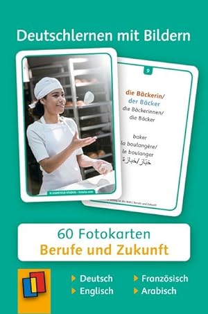 Bild des Verkufers fr Deutschlernen mit Bildern - Berufe und Zukunft : 60 Fotokarten auf Deutsch, Englisch, Franzsisch und Arabisch zum Verkauf von Smartbuy