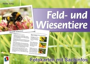 Bild des Verkufers fr Feld- und Wiesentiere - Fotokarten mit Sachinfos zum Verkauf von Smartbuy