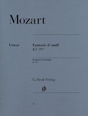 Bild des Verkufers fr Mozart, Wolfgang Amadeus - Fantasie d-moll KV 397 (385g) : Instrumentation: Piano solo zum Verkauf von Smartbuy