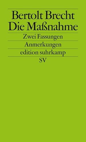 Seller image for Die Manahme. Zwei Fassungen : Anmerkungen for sale by Smartbuy
