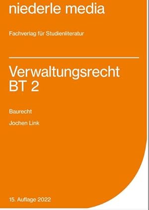 Bild des Verkufers fr Einfhrung in das Verwaltungsrecht (BT) 2 : Baurecht zum Verkauf von Smartbuy