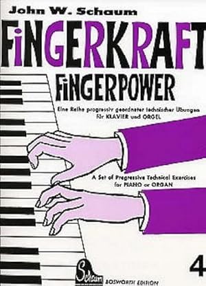 Bild des Verkufers fr Fingerkraft. Fingerpower. H.4 : Eine Reihe progressiv geordneter technischer bungen fr Klavier und Orgel zum Verkauf von Smartbuy