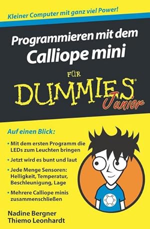 Bild des Verkufers fr Programmieren mit dem Calliope mini fr Dummies Junior zum Verkauf von Smartbuy