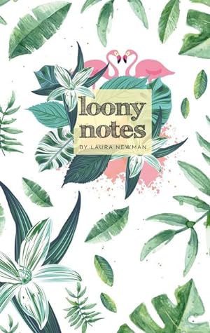 Bild des Verkufers fr Notizbuch "Loony Notes" : Jungle Print, blanko, cremewei zum Verkauf von Smartbuy