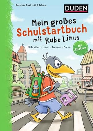 Bild des Verkufers fr Mein groes Schulstartbuch mit Rabe Linus : Schreiben, Lesen, Rechnen, Malen: Mit Stickern zum Verkauf von Smartbuy