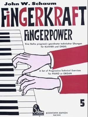 Bild des Verkufers fr Fingerkraft. Fingerpower. H.5 : Eine Reihe progressiv geordneter technischer bungen fr Klavier und Orgel zum Verkauf von Smartbuy