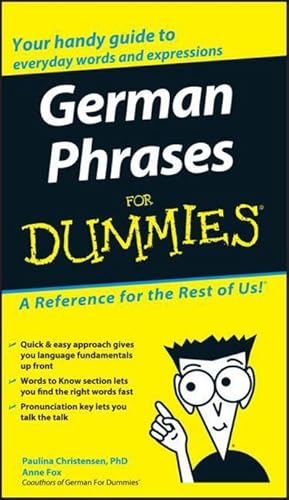 Seller image for German Phrases for Dummies for sale by Smartbuy