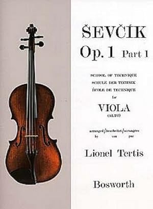 Bild des Verkufers fr Sevcik for Viola - Opus 1, Part 1: School of Technique zum Verkauf von Smartbuy