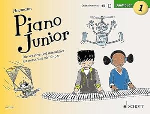 Bild des Verkufers fr Piano Junior: Duettbuch 1 : Die kreative und interaktive Klavierschule fr Kinder. Band 1. Klavier 4-hndig. Ausgabe mit verschiedenen Online-Materialien. zum Verkauf von Smartbuy