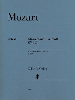Bild des Verkufers fr Mozart, Wolfgang Amadeus - Klaviersonate a-moll KV 310 (300d) : Instrumentation: Piano solo zum Verkauf von Smartbuy