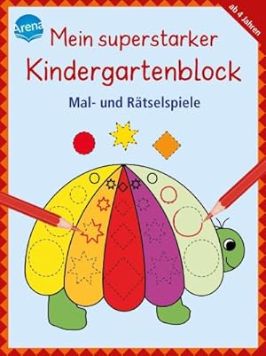 Bild des Verkufers fr Mein superstarker Kindergartenblock : Mal- und Rtselspiele zum Verkauf von Smartbuy