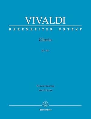 Bild des Verkufers fr Gloria RV 589 (Vocal Score) : Brenreiter Urtext zum Verkauf von Smartbuy