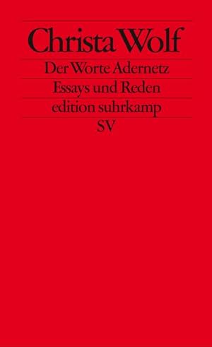 Bild des Verkufers fr Der Worte Adernetz : Essays und Reden. Originalausgabe zum Verkauf von Smartbuy