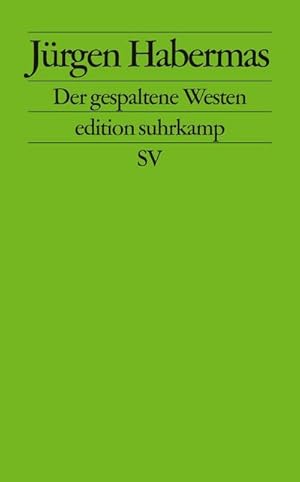 Seller image for Der gespaltene Westen for sale by Smartbuy