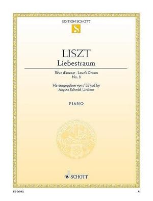 Seller image for Liebestrume (3 Notturnos) : Nr. 3 As-Dur 'O lieb', so lang du lieben kannst'. Klavier., Edition Schott Einzelausgabe for sale by Smartbuy