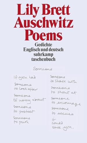 Bild des Verkufers fr Auschwitz Poems : Gedichte zum Verkauf von Smartbuy