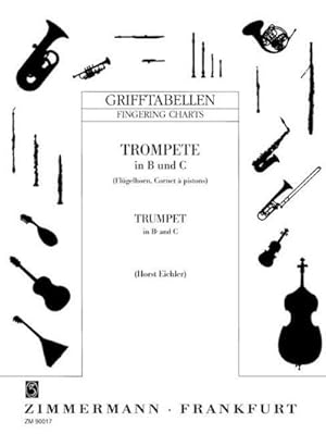 Seller image for Grifftabelle fr Trompete in B, C : Trompete in B und C (Flgelhorn, Cornet  pistons). for sale by Smartbuy