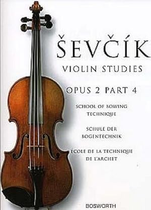 Imagen del vendedor de Sevcik Violin Studies - Opus 2, Part 4 : School of Bowing Technique a la venta por Smartbuy