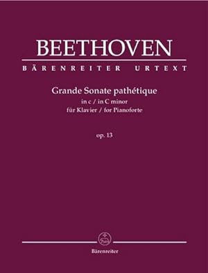 Seller image for Grande Sonate pathtique c-Moll op. 13, Partitur : Spielpartitur, Urtextausgabe for sale by Smartbuy
