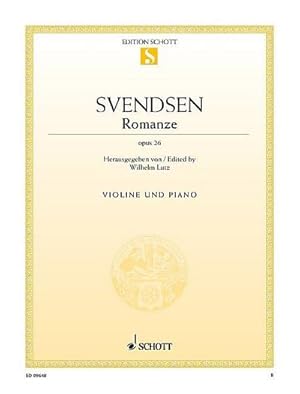 Bild des Verkufers fr Romanze : op. 26. Violine und Klavier., Edition Schott Einzelausgabe zum Verkauf von Smartbuy