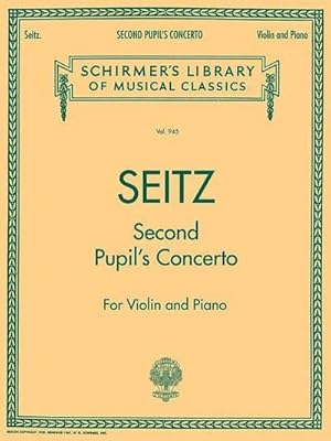 Seller image for Pupil's Concerto No. 2 in G Major, Op. 13: Schirmer Library of Classics Volume 945 Score and Parts for sale by Smartbuy