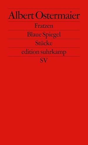 Bild des Verkufers fr Fratzen. Blaue Spiegel : Stcke. Originalausgabe zum Verkauf von Smartbuy