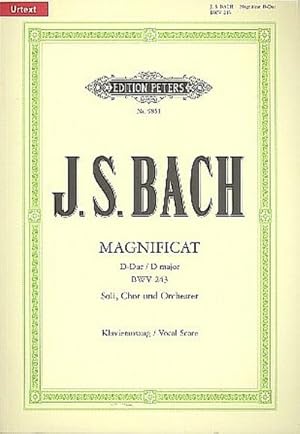 Bild des Verkufers fr Magnificat in D Bwv 243 (Vocal Score) zum Verkauf von Smartbuy