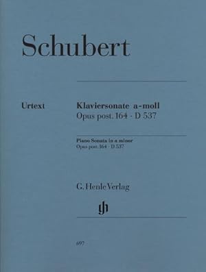Bild des Verkufers fr Franz Schubert - Klaviersonate a-moll op. post. 164 D 537 : Besetzung: Klavier zu zwei Hnden zum Verkauf von Smartbuy